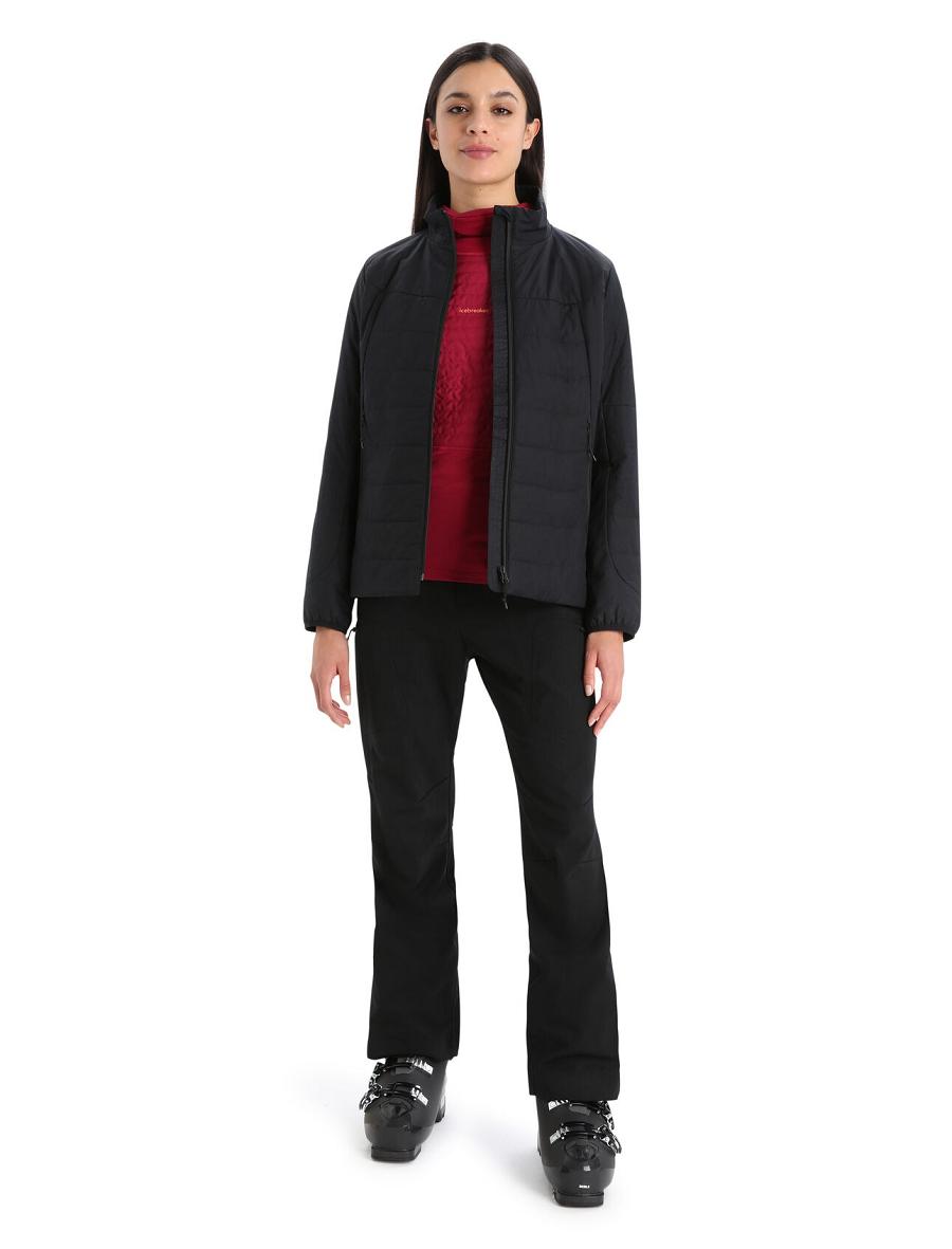 Black Women's Icebreaker MerinoLoft™ Jackets | USA 1649TCEV